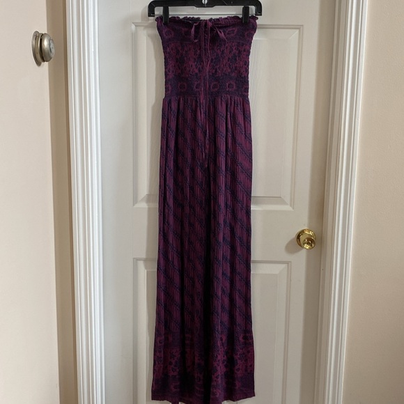 Free People Purple Strapless Jumpsuit - Picture 13 of 16